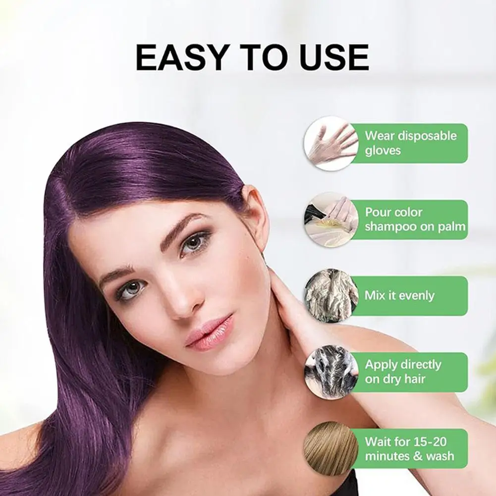 200ml Hair Dye Shampoo, Fast C - Hair Care Natural Ingredients review and price