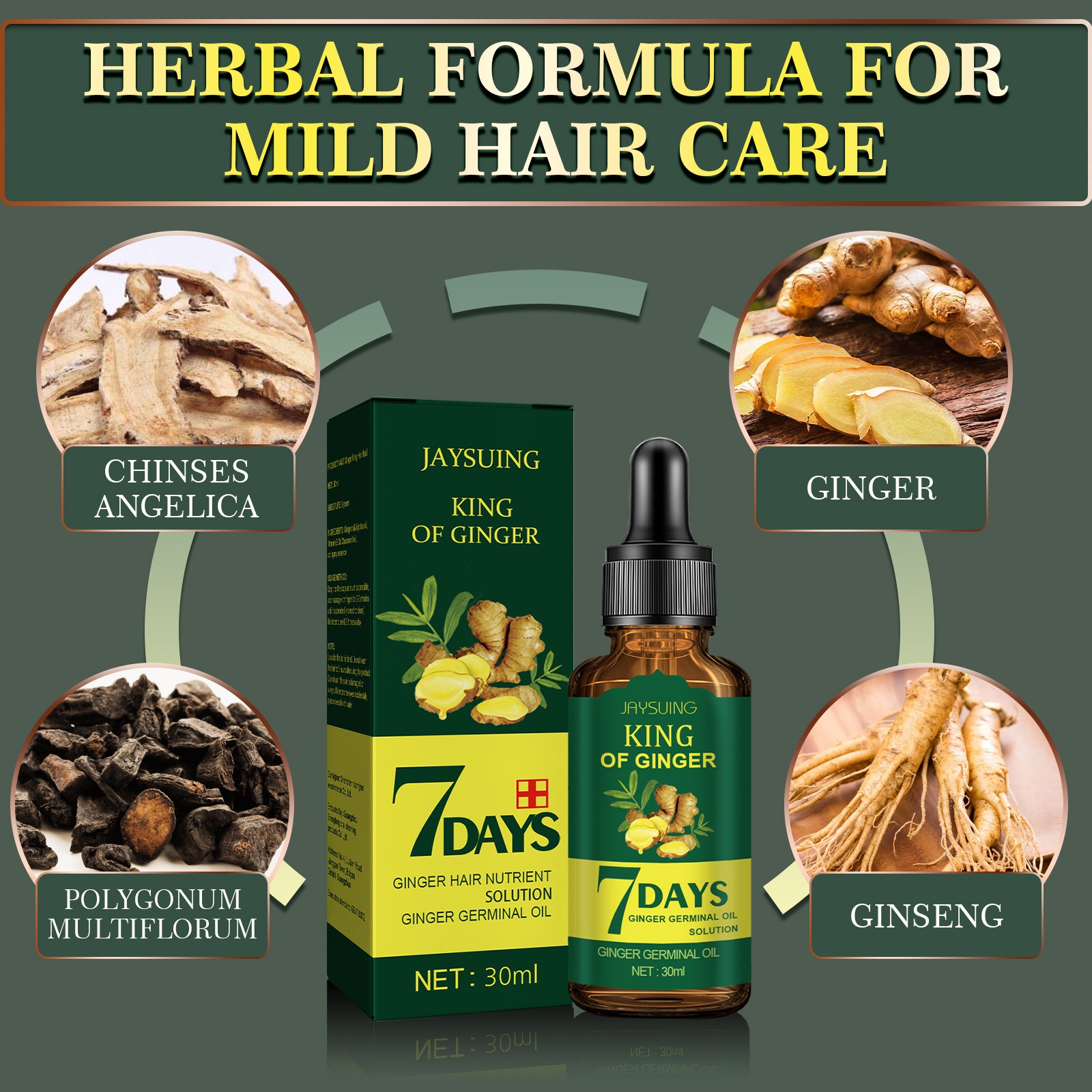 Ginger Hair Essence Anti Hair  - Hair Care Korean Products review and price