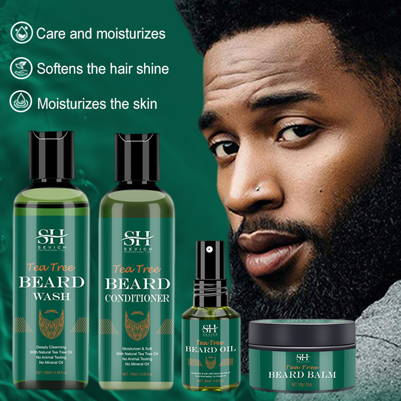 Tea Tree Beard Oil Set For Men - Hair Care Organic review and price